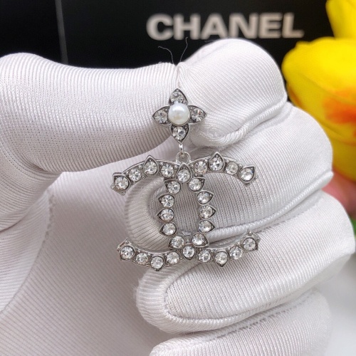 Replica Chanel Earrings For Women #1234910 $29.00 USD for Wholesale