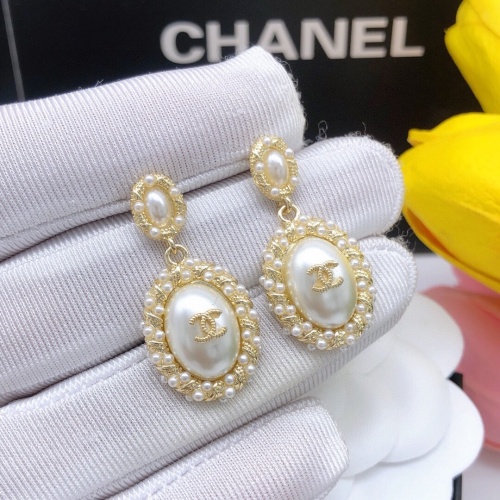 Replica Chanel Earrings For Women #1234918 $29.00 USD for Wholesale