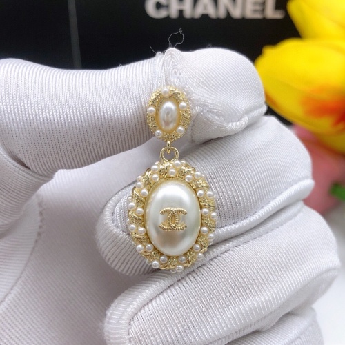 Replica Chanel Earrings For Women #1234918 $29.00 USD for Wholesale