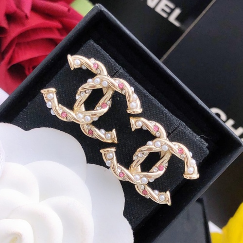 Replica Chanel Earrings For Women #1234924 $29.00 USD for Wholesale