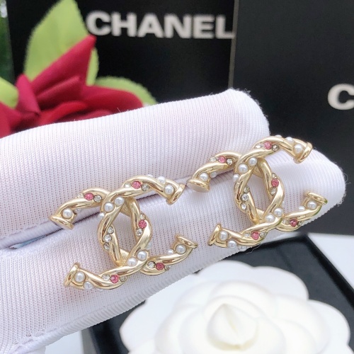 Replica Chanel Earrings For Women #1234924 $29.00 USD for Wholesale