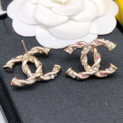 Replica Chanel Earrings For Women #1234924 $29.00 USD for Wholesale