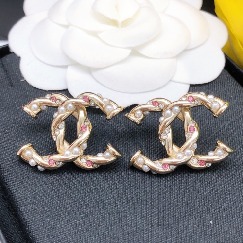 Replica Chanel Earrings For Women #1234924 $29.00 USD for Wholesale