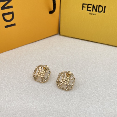 Replica Fendi Earrings For Women #1234931 $48.00 USD for Wholesale