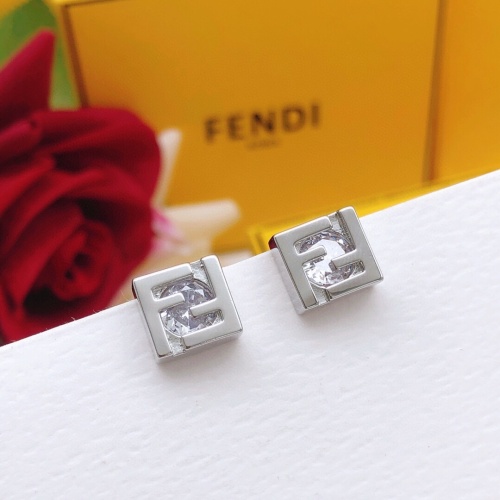 Fendi Earrings For Women #1234932 $25.00 USD, Wholesale Replica Fendi Earrings