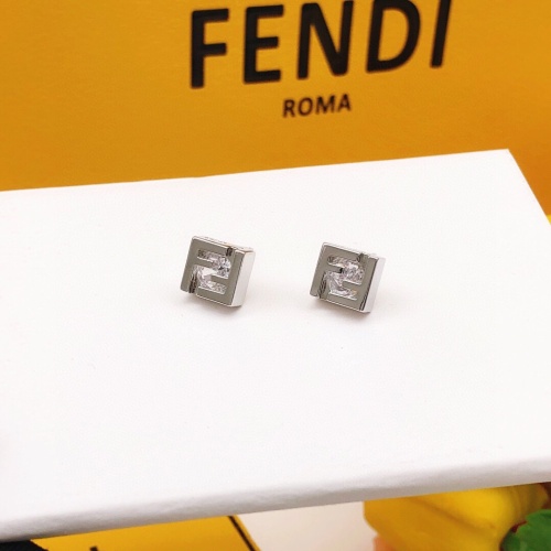 Replica Fendi Earrings For Women #1234932 $25.00 USD for Wholesale