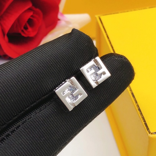 Replica Fendi Earrings For Women #1234932 $25.00 USD for Wholesale