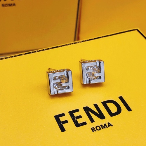 Replica Fendi Earrings For Women #1234932 $25.00 USD for Wholesale