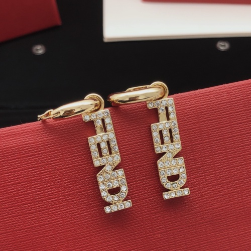 Replica Fendi Earrings For Women #1234939 $29.00 USD for Wholesale