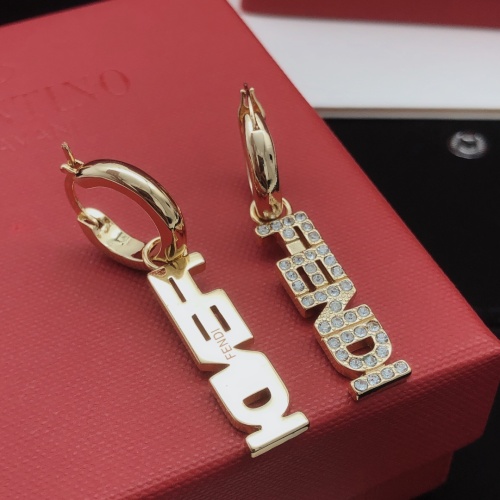 Replica Fendi Earrings For Women #1234939 $29.00 USD for Wholesale