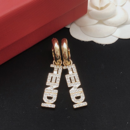 Replica Fendi Earrings For Women #1234939 $29.00 USD for Wholesale