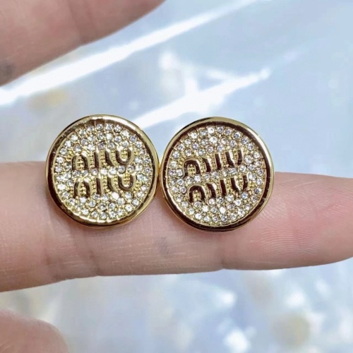 MIU MIU Earrings For Women #1235045 $29.00 USD, Wholesale Replica MIU MIU Earrings