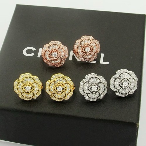 Replica Chanel Earrings For Women #1235077 $27.00 USD for Wholesale