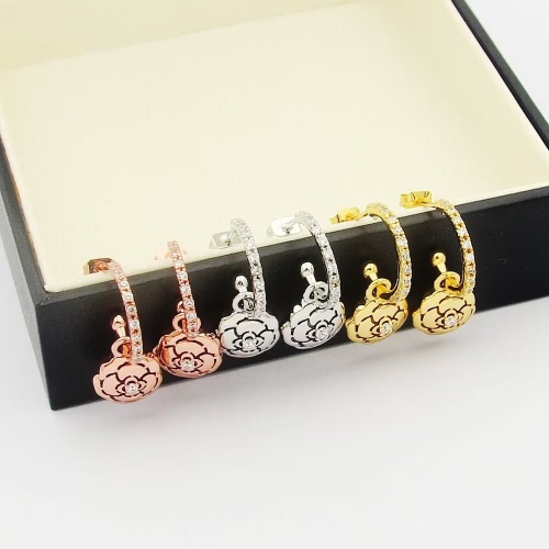 Replica Chanel Earrings For Women #1235080 $27.00 USD for Wholesale