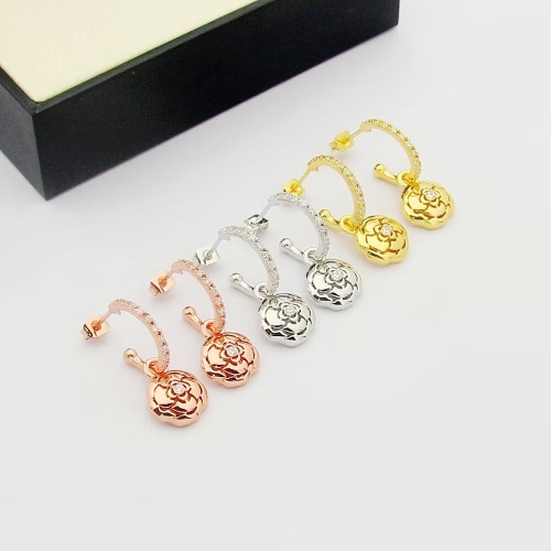 Replica Chanel Earrings For Women #1235080 $27.00 USD for Wholesale