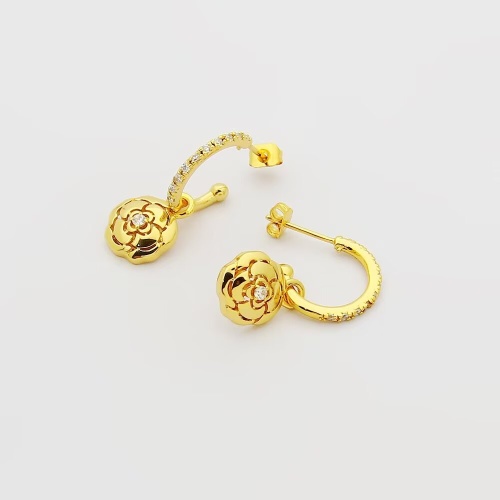 Replica Chanel Earrings For Women #1235082 $27.00 USD for Wholesale