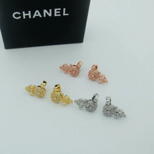 Replica Chanel Earrings For Women #1235083 $32.00 USD for Wholesale