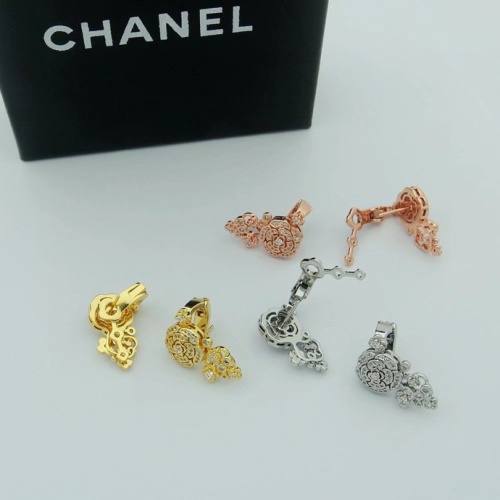 Replica Chanel Earrings For Women #1235084 $32.00 USD for Wholesale