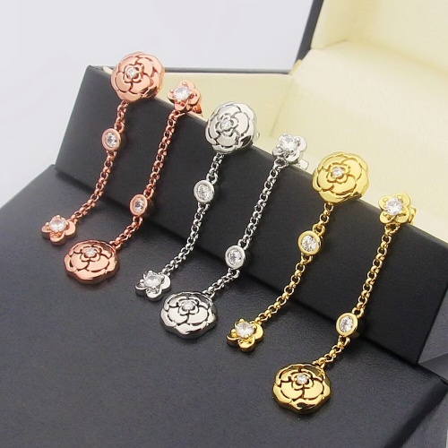 Replica Chanel Earrings For Women #1235086 $27.00 USD for Wholesale