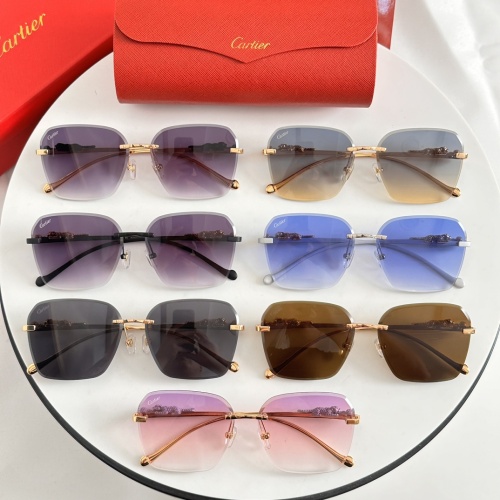 Replica Cartier AAA Quality Sunglassess #1235105 $60.00 USD for Wholesale