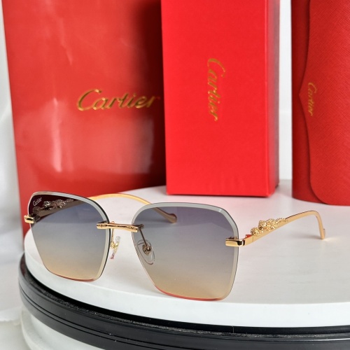 Cartier AAA Quality Sunglassess #1235107 $60.00 USD, Wholesale Replica Cartier AAA Quality Sunglassess