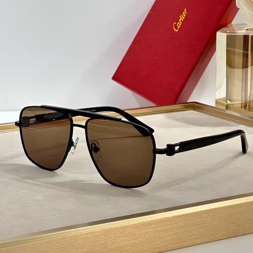 Cartier AAA Quality Sunglassess #1235112 $68.00 USD, Wholesale Replica Cartier AAA Quality Sunglassess