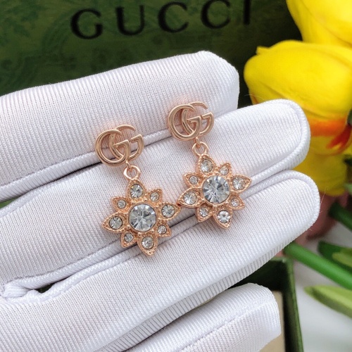 Replica Gucci Earrings For Women #1235117 $27.00 USD for Wholesale