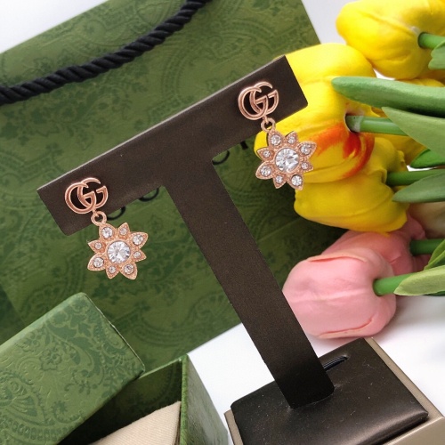 Replica Gucci Earrings For Women #1235117 $27.00 USD for Wholesale