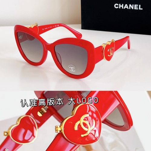 Chanel AAA Quality Sunglasses #1235148 $72.00 USD, Wholesale Replica Chanel AAA Quality Sunglasses