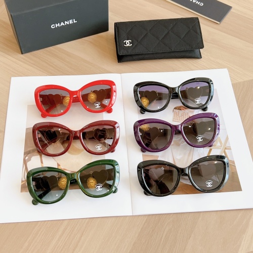 Replica Chanel AAA Quality Sunglasses #1235148 $72.00 USD for Wholesale