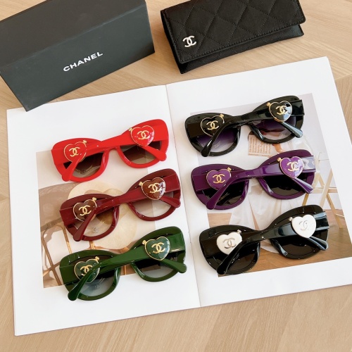 Replica Chanel AAA Quality Sunglasses #1235148 $72.00 USD for Wholesale