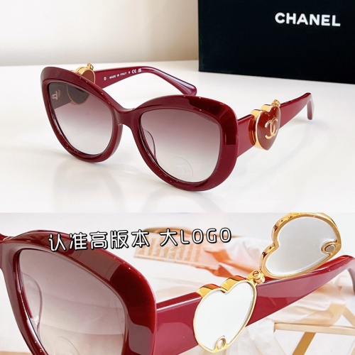 Chanel AAA Quality Sunglasses #1235149 $72.00 USD, Wholesale Replica Chanel AAA Quality Sunglasses