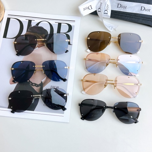 Replica Christian Dior AAA Quality Sunglasses #1235185 $45.00 USD for Wholesale