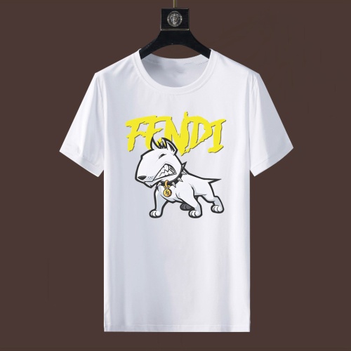 Fendi T-Shirts Short Sleeved For Unisex #1235196 $25.00 USD, Wholesale Replica Fendi T-Shirts