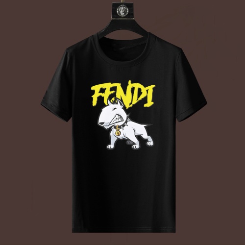 Fendi T-Shirts Short Sleeved For Unisex #1235197 $25.00 USD, Wholesale Replica Fendi T-Shirts