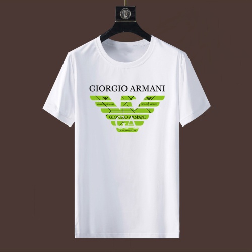 Armani T-Shirts Short Sleeved For Unisex #1235206 $25.00 USD, Wholesale Replica Armani T-Shirts