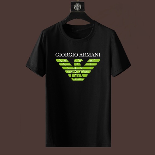 Armani T-Shirts Short Sleeved For Unisex #1235207 $25.00 USD, Wholesale Replica Armani T-Shirts