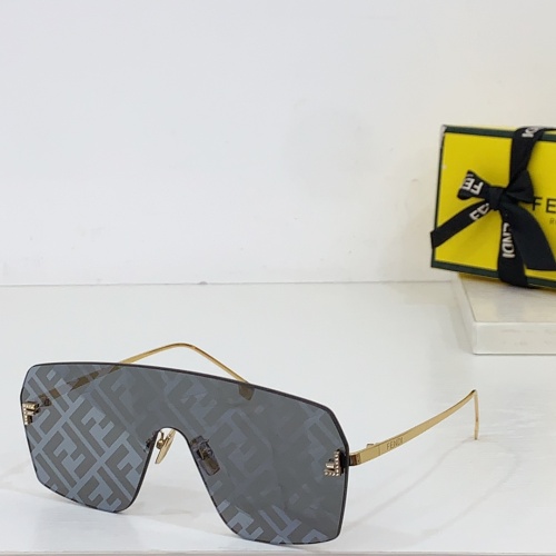 Fendi AAA Quality Sunglasses #1235252 $45.00 USD, Wholesale Replica Fendi AAA Quality Sunglasses