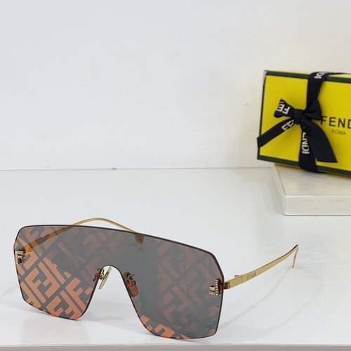 Fendi AAA Quality Sunglasses #1235253 $45.00 USD, Wholesale Replica Fendi AAA Quality Sunglasses