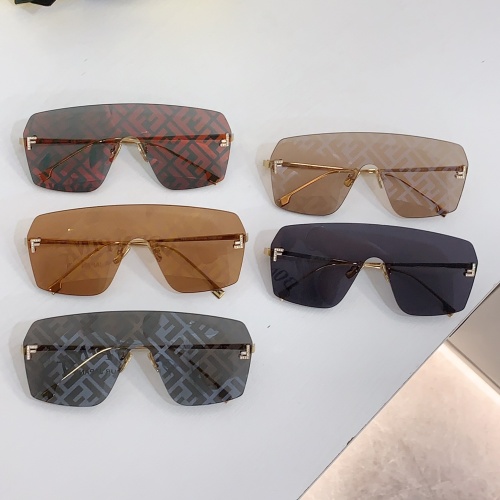 Replica Fendi AAA Quality Sunglasses #1235253 $45.00 USD for Wholesale