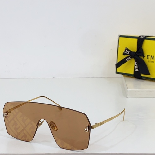 Fendi AAA Quality Sunglasses #1235254 $45.00 USD, Wholesale Replica Fendi AAA Quality Sunglasses