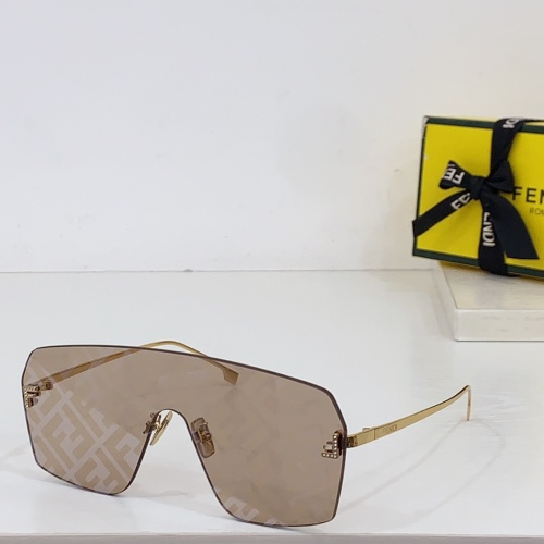 Fendi AAA Quality Sunglasses #1235255 $45.00 USD, Wholesale Replica Fendi AAA Quality Sunglasses