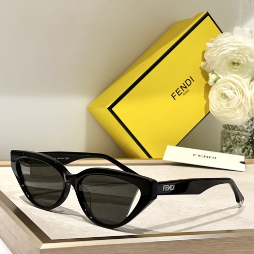 Fendi AAA Quality Sunglasses #1235261 $60.00 USD, Wholesale Replica Fendi AAA Quality Sunglasses