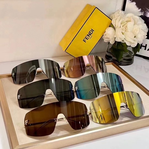 Replica Fendi AAA Quality Sunglasses #1235269 $60.00 USD for Wholesale