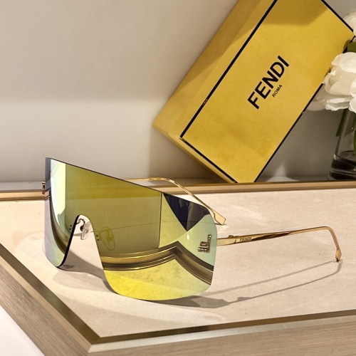 Fendi AAA Quality Sunglasses #1235273 $60.00 USD, Wholesale Replica Fendi AAA Quality Sunglasses