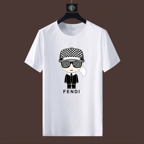 Fendi T-Shirts Short Sleeved For Unisex #1235278 $25.00 USD, Wholesale Replica Fendi T-Shirts