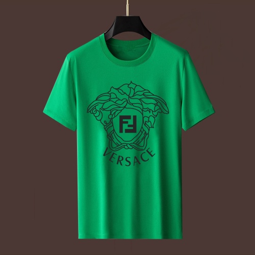 Versace T-Shirts Short Sleeved For Unisex #1235282 $25.00 USD, Wholesale Replica Versace T-Shirts