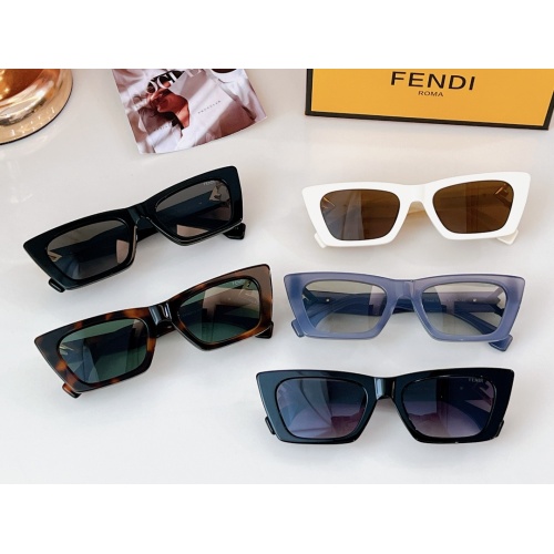 Replica Fendi AAA Quality Sunglasses #1235286 $64.00 USD for Wholesale