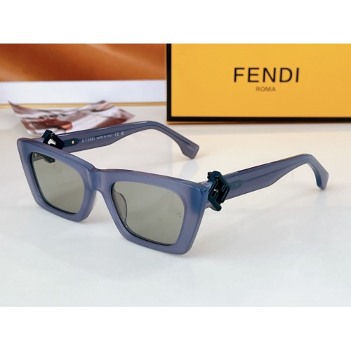 Fendi AAA Quality Sunglasses #1235288 $64.00 USD, Wholesale Replica Fendi AAA Quality Sunglasses