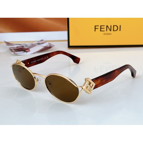 Fendi AAA Quality Sunglasses #1235295 $64.00 USD, Wholesale Replica Fendi AAA Quality Sunglasses